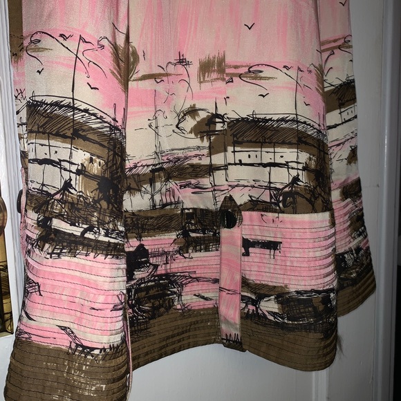 MAYLE DRESS ART PRINT WORK MIDI DRESS - Picture 7 of 8